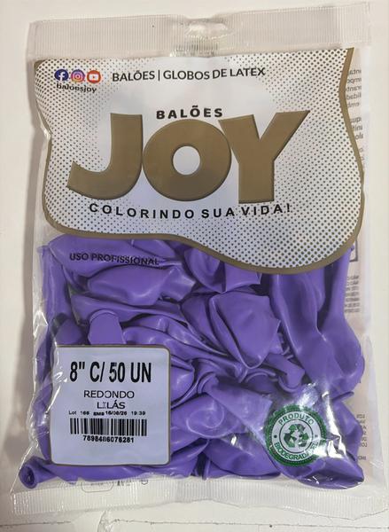 BALÃO 8 LILAS C/50 REDONDO