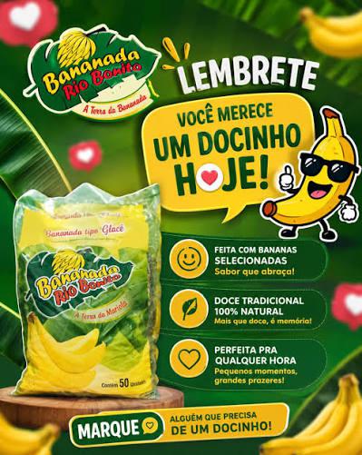 BANANADA GLACE RIO BONITO 500G