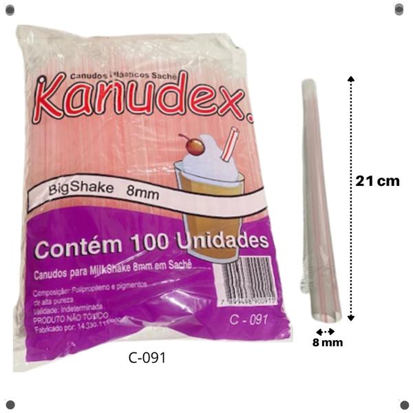 CANUDO SACHE KANUDEX 8MM C/100UN