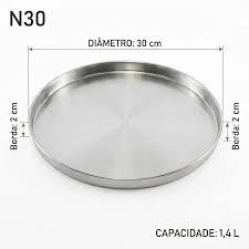 FORMA DE PIZZA ALUM N30