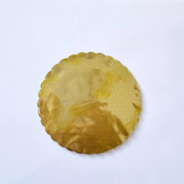 FUNDO RENDADO 7CM DOURADA C/100