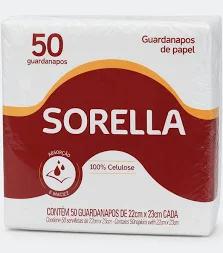 GUARDANAPO SORELLA 22X23 C/16 C/50