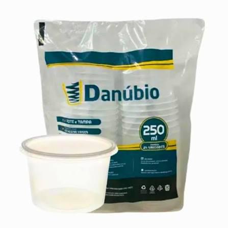 KIT POTE PP REDONDO DANUBIO 250ML