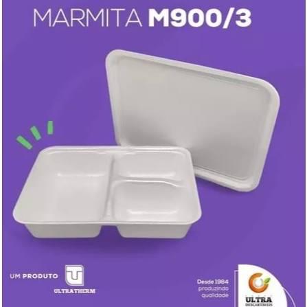 MARMITA ULTRA 900ML 3DIV C/10