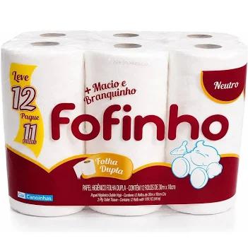 PAPEL HIG.FOFINHO F.DUPLA C/12 30M C/8
