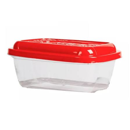 POTE PLAST. 800ML RED. C/TAMPA SORT