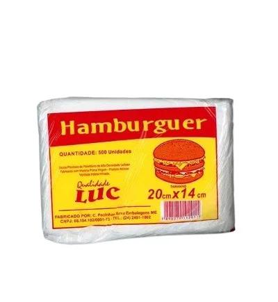 SACO DE HAMBURGUE 12,5X13 CM C/1000 064