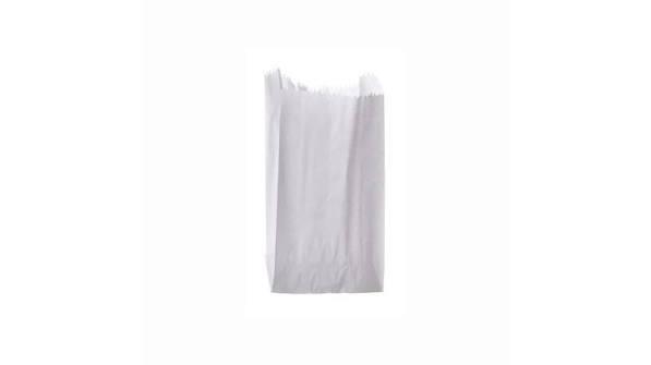 SACO LISO BRANCO 18X10CM C/100