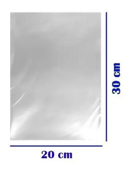 SACO PLASTICO 20X30X0,06 BD CRISTAL