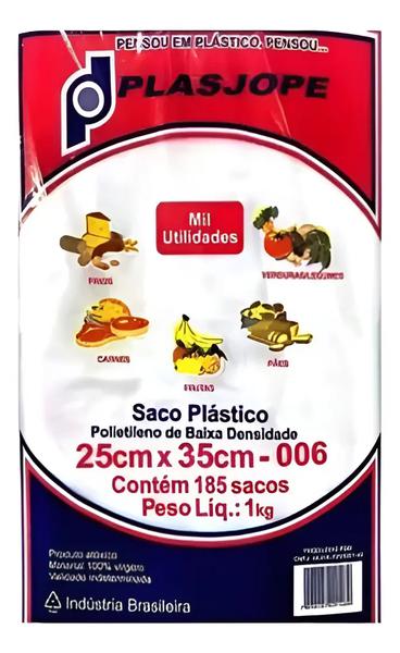 SACO PLASTICO 25X35 06
