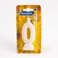VELA SUPERNUMEROS BOMPACK N0 BRANCA