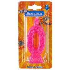 VELA SUPERNUMEROS BOMPACK N0 ROSA