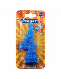 VELA SUPERNUMEROS BOMPACK N4 AZUL