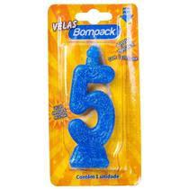 VELA SUPERNUMEROS BOMPACK N5 AZUL