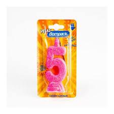 VELA SUPERNUMEROS BOMPACK N5 ROSA 24