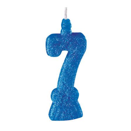 VELA SUPERNUMEROS BOMPACK N7 AZUL