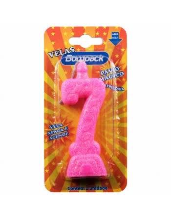 VELA SUPERNUMEROS BOMPACK N7 ROSA