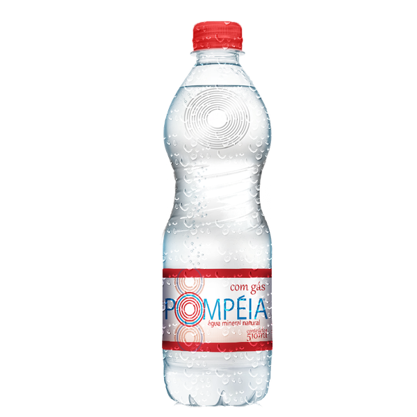 AGUA MINERAL C/GAS POMPEIA 510ML