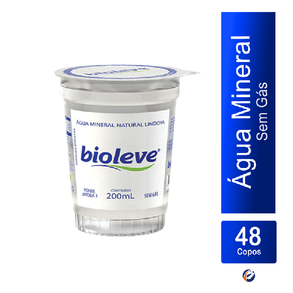 BIOLEVE 200ML COPO AGUA MINERAL