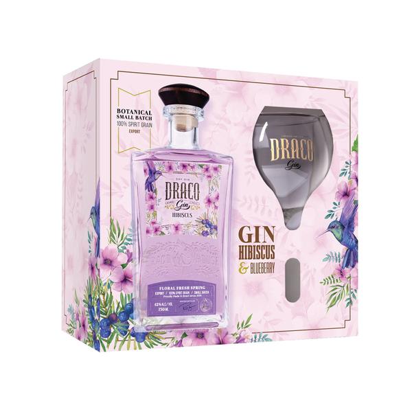 KIT GIN DRACO HIBISCUS 1GF + 1 TACA