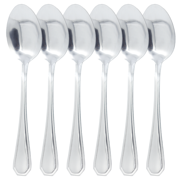 CONJ COLHER DE ACO INOX C/6 1916