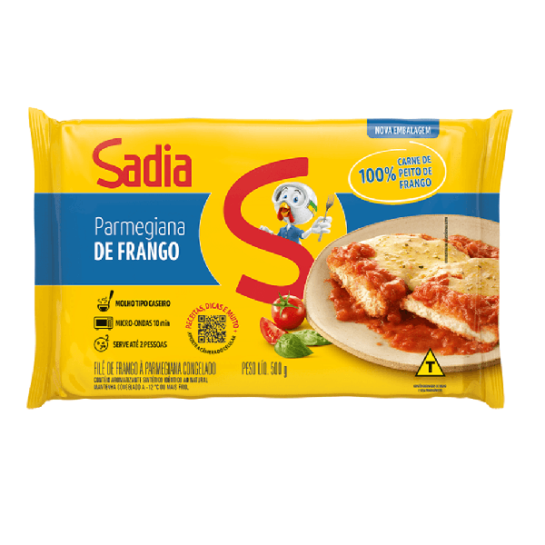 FRANGO A PARMEGIANA SADIA 500G