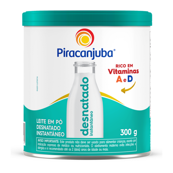 LEITE EM PO PIRACANJUBA DESNAT 300G