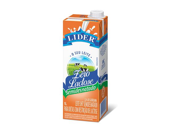 LEITE UHT LIDER ZERO LACTOSE SEMI1L