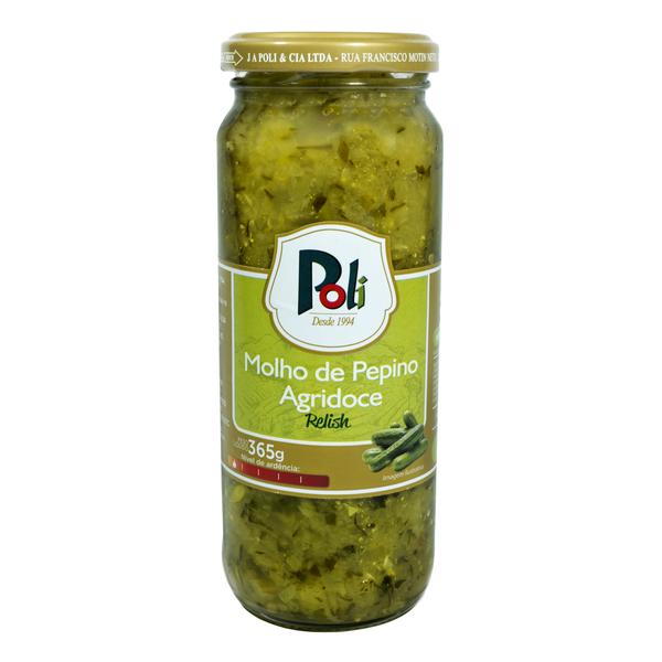 MOLHO PEPINO AGRIDOCE POLI 365G