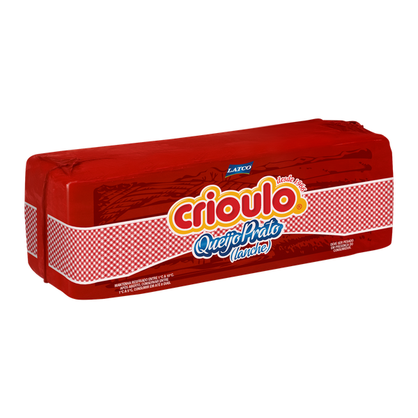 QUEIJO PRATO LANCHE CRIOULO KG