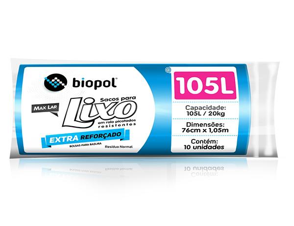 SACO LIXO MAX LAR AZUL EXT REFO 105