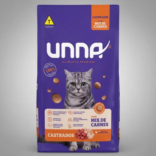 UNNA GATOS CASTRADOS MIX CARNE 1KG