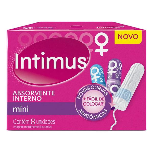 Absorvente Interno Intimus Discreto Mini 8 unidades