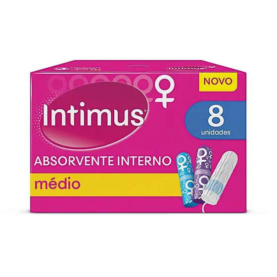 Absorvente Interno Medio 8un Intimus