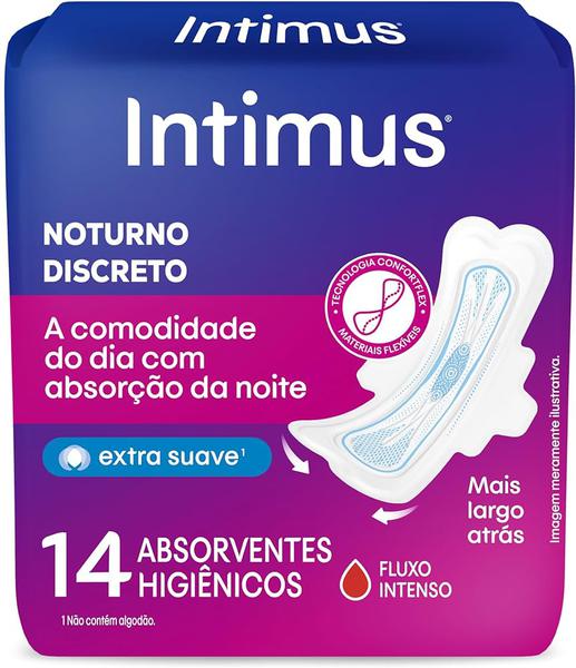 Absorvente Ultrafino Dia E Noite C/Abas C/14un Intimus