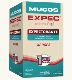 ACETILCISTEINA (MUCOS EXPEC) 40MG/ML XPE AD FR 120ML