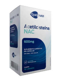 ACETILCISTEINA (NAC) 600MG CX 30CAPS QUALYNUTRI