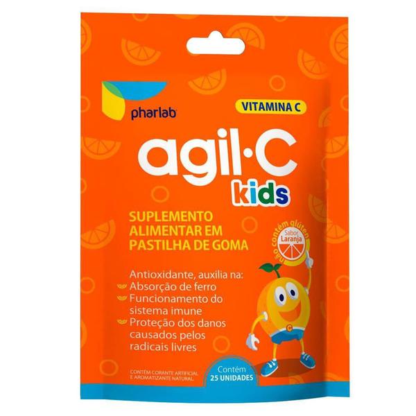 Agil-c Kids 30mg Sachê com 25 Gomas