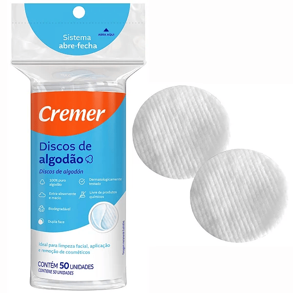 Algodão Cremer Discos 50g