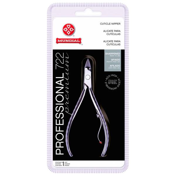 Alicate de Cutícula Profissional Mundial Inox - 722