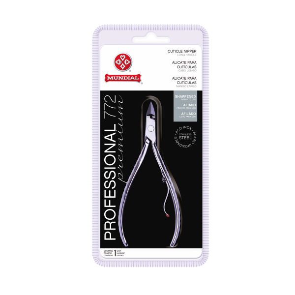 Alicate de Cutícula Professional Aço Inox - 772-PR