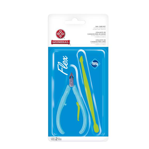 Alicate de Cutícula com Espátula Dupla 168 Flex