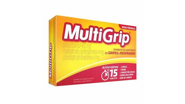 Antigripal Multigrip 20 Cápsulas