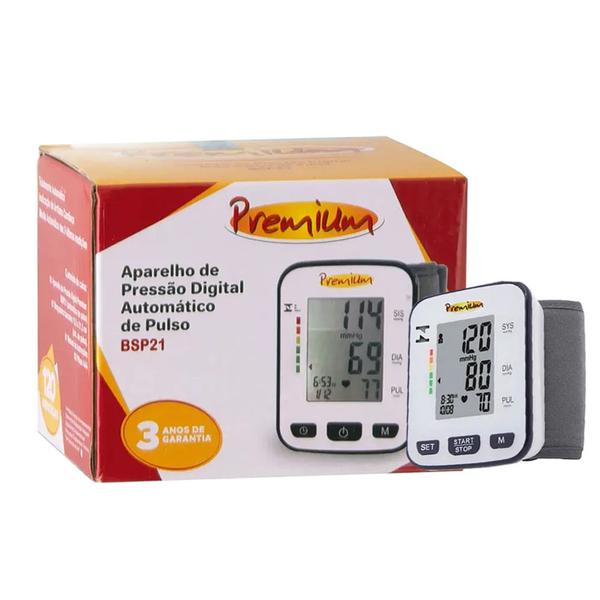 Aparelho Medidor Pressão Digital Pulso G-Tech Premium BSP21