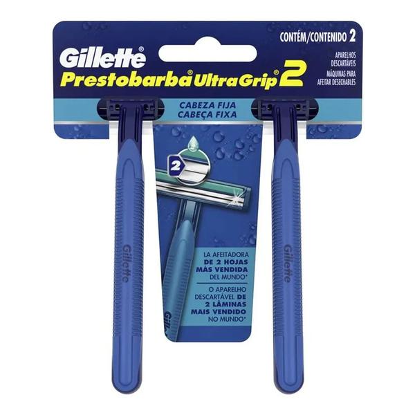 Aparelho para Depilação Gillette Prestobarba Ultragrip 2 Unidades