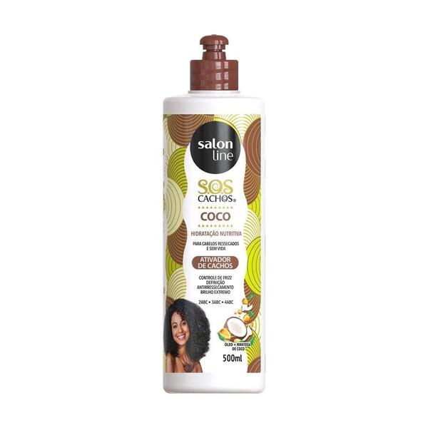 Ativador de Cachos SOS Cachos Coco Tratamento Profundo 500ml