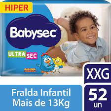 Fralda Babysec Hiper XXG 52 Unidades