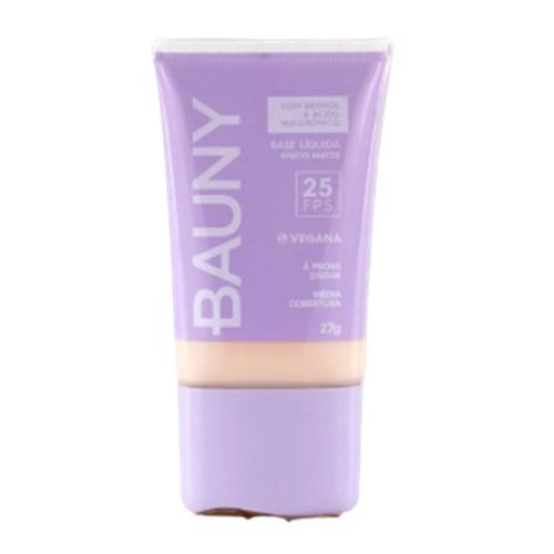 Base Líquida FPS 25 Matte Cor 010 (27g) - Bauny