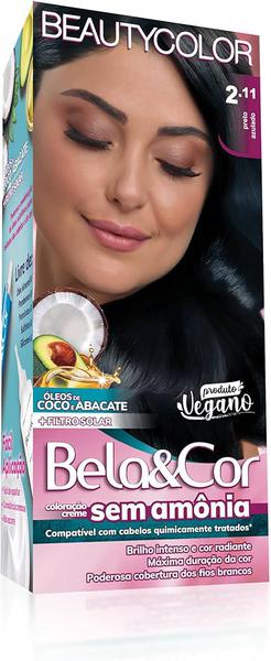 Beauty Color Tinta Bela&Cor Sem Amonia 2.11 Preto Azulado
