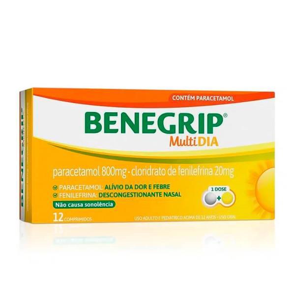 Benegrip Multi Dia 12 comprimidos